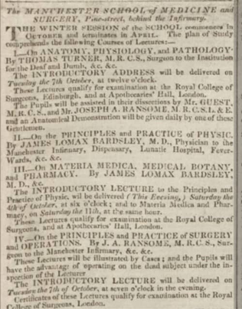 Teaching anatomy in the 19th century 