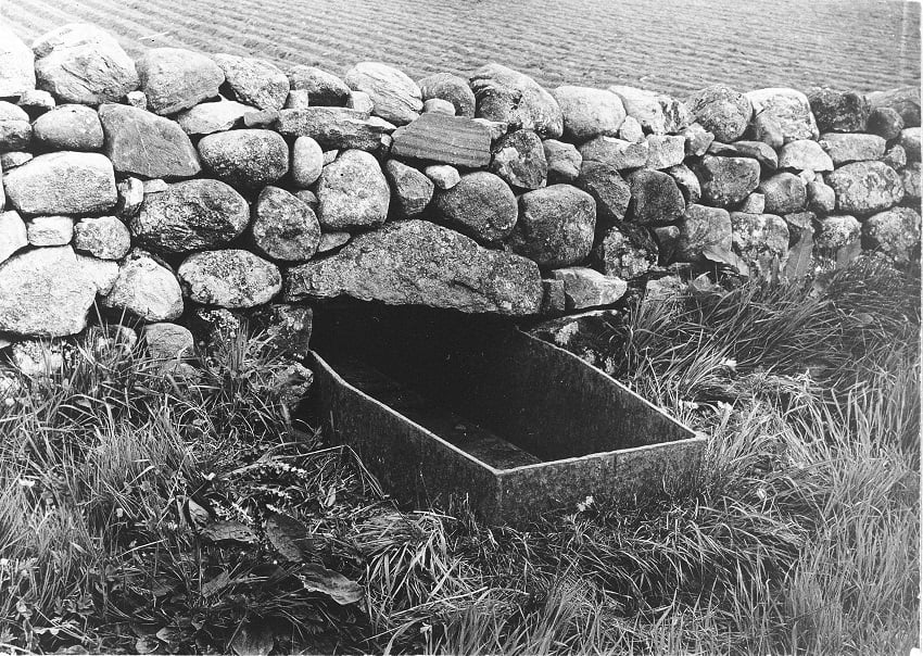 Kirkton on Durris Mortsafe used as a water Trough for Cattle via Wellcome Images